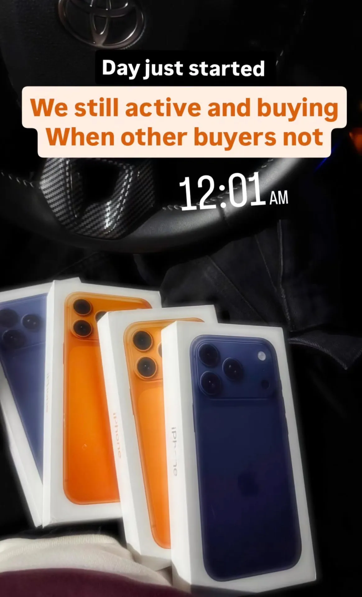Still active and buying iPhones around the clock